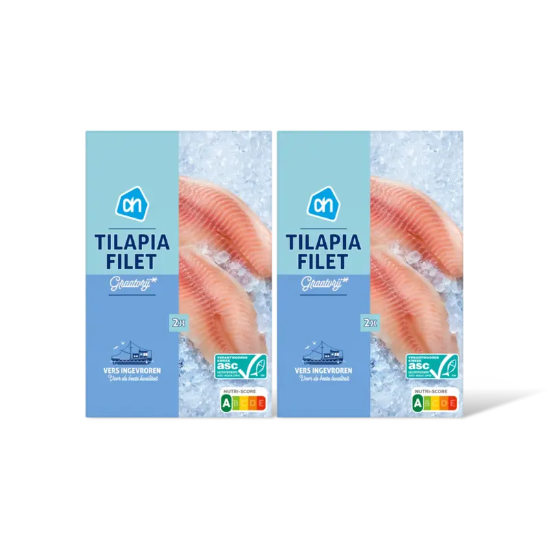 AH Tilapiafilet graatvrij 2-pack