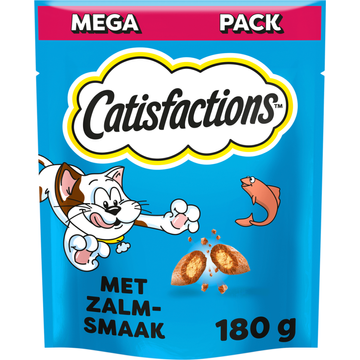 Catisfactions met Zalige Zalmsmaak Mega Pack 180 g