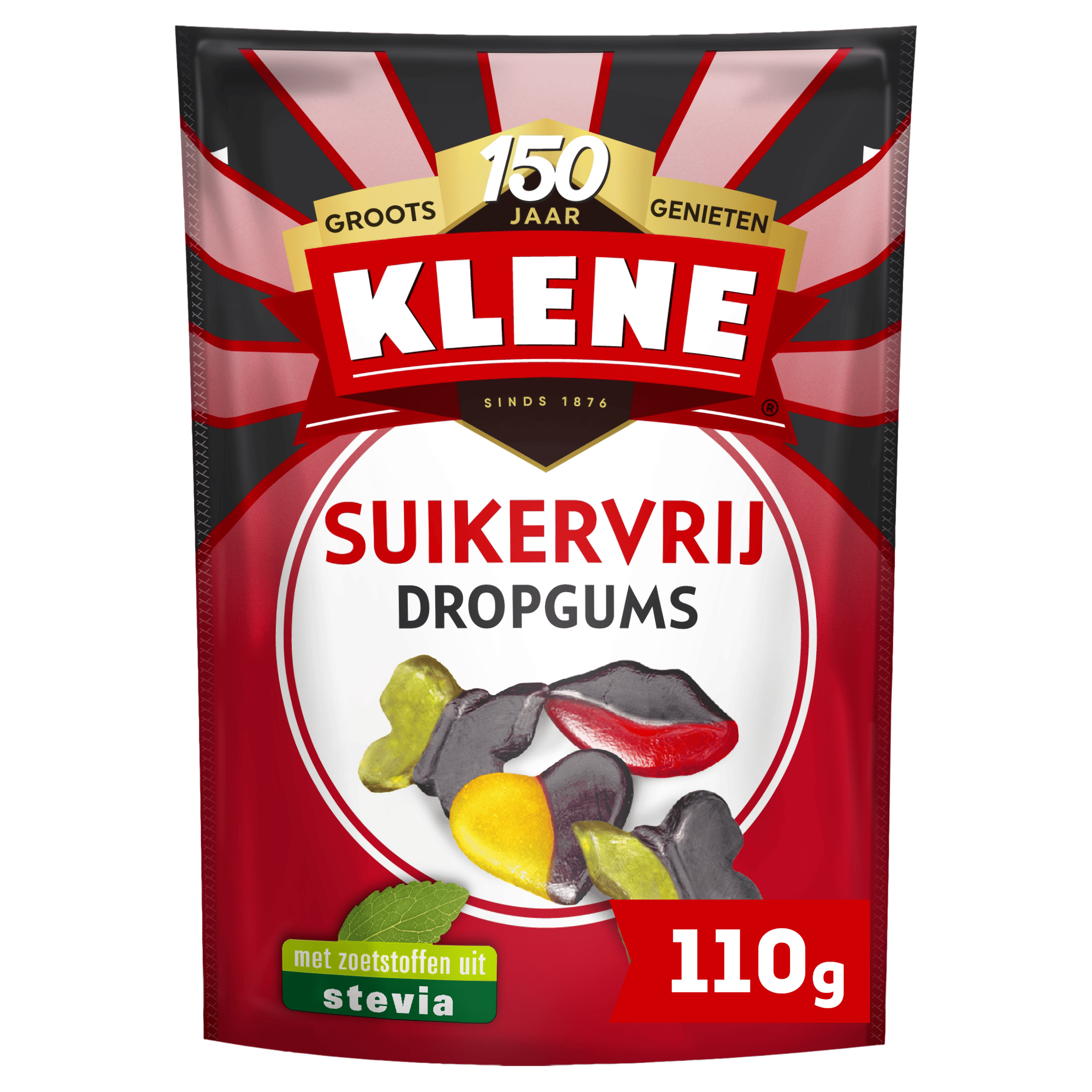 Klene Suikervrij dropgums
