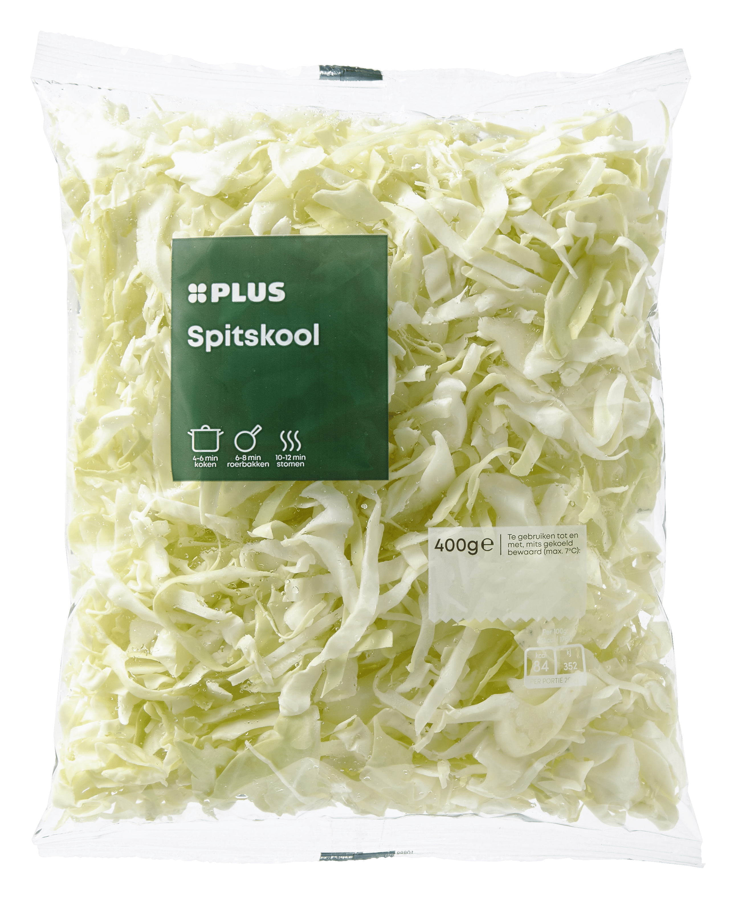 PLUS Spitskool gesneden