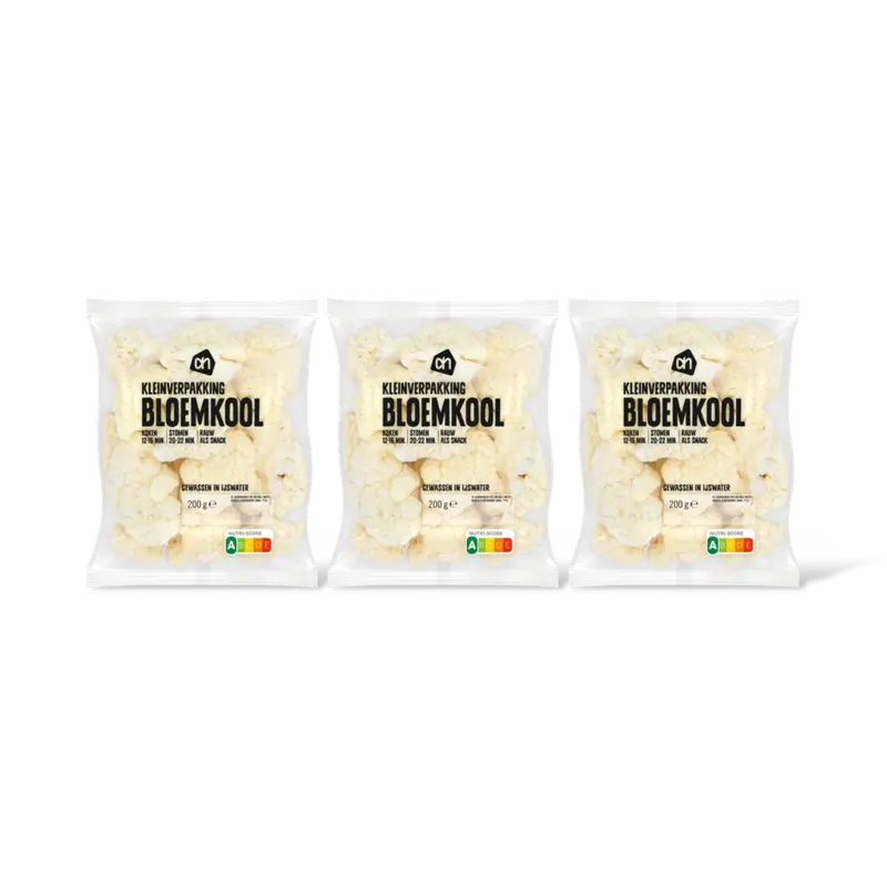 AH Bloemkoolroosjes kleinverpakking 3-pack