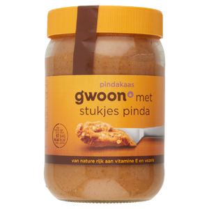 G'woon Pindakaas Stukjes