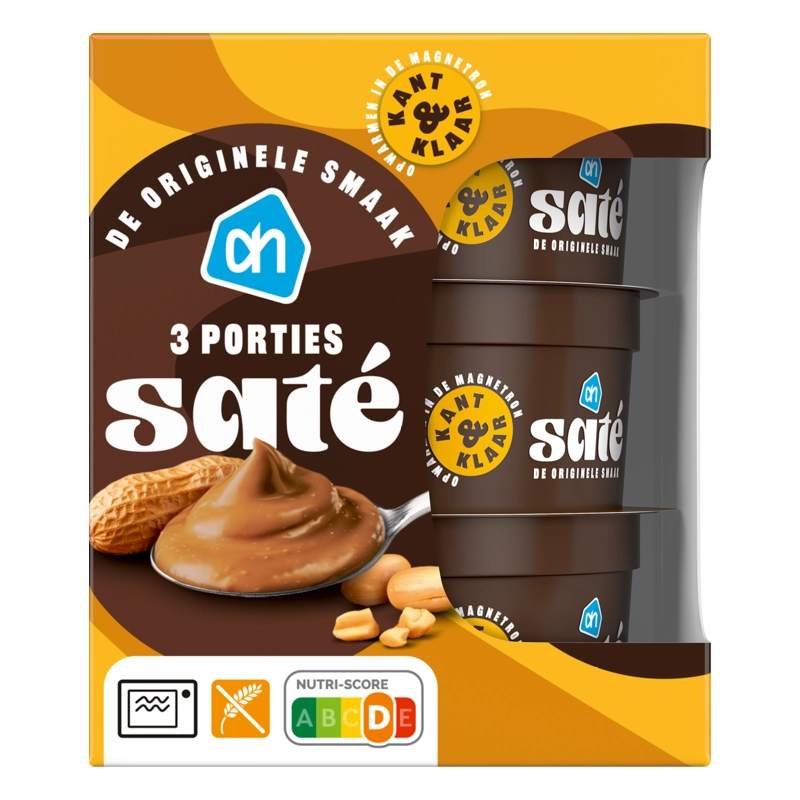 AH Satésaus kant & klaar 3 porties