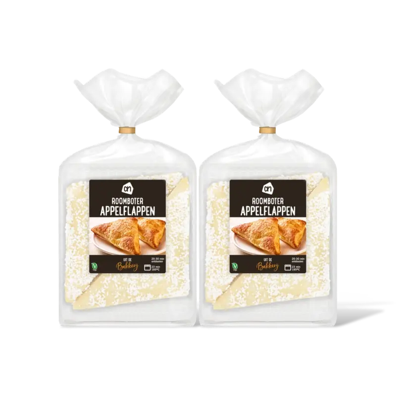 AH Diepvries roomboter appelflappen 2-pack