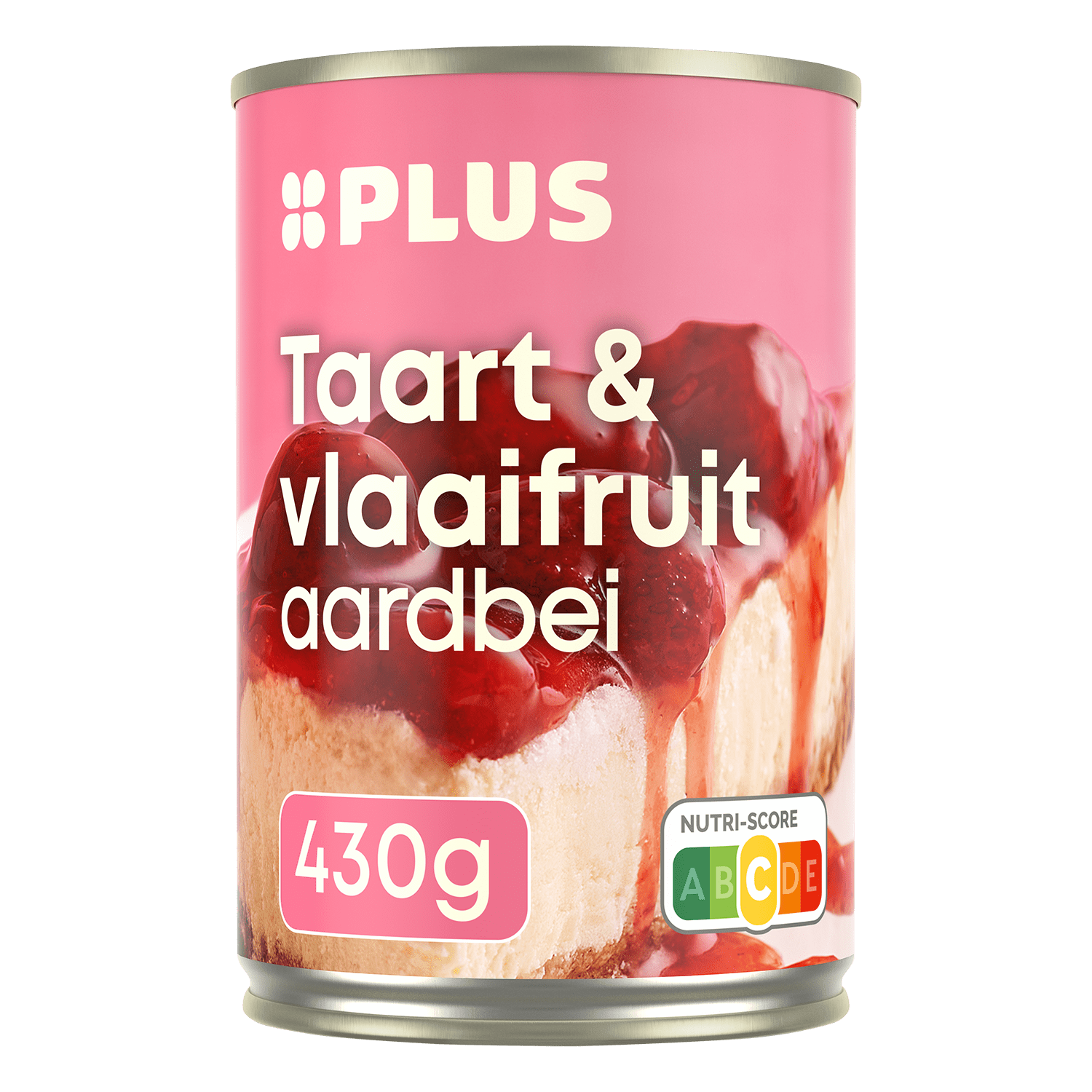 PLUS taart en vlaaifruit aardbeien