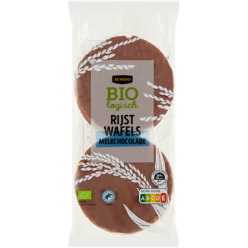 Jumbo Biologisch Rijstwafels Melkchocolade 100 g