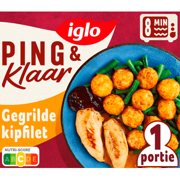 Iglo Ping & Klaar Gegrilde Kipfilet met rösti & sperziebonen 390 g