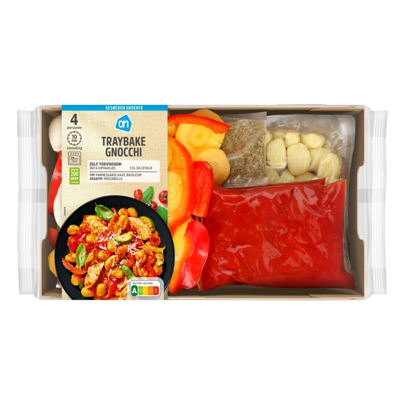 AH Gesneden verspakket traybake gnocchi