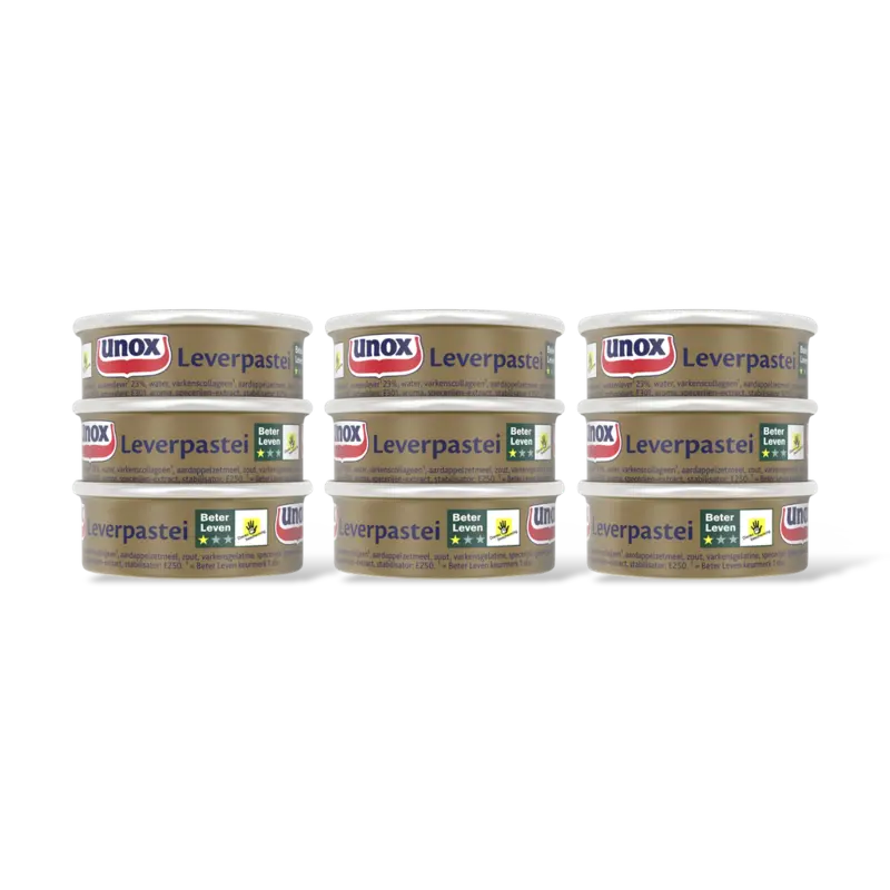 Unox Leverpastei 9-pack