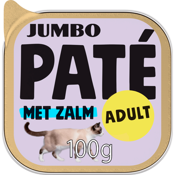 Jumbo Kattenpaté Adult Zalm 100 g