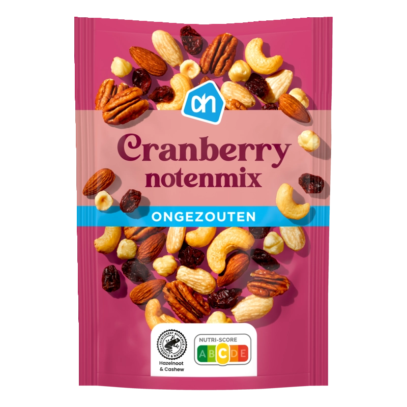 AH Ongezouten cranberry notenmix
