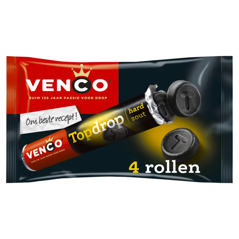 Venco Topdrop hard zout 4-pack