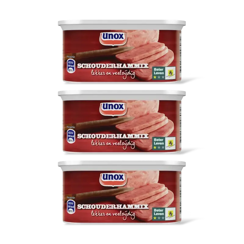 Unox Schouderhammix 3-pack