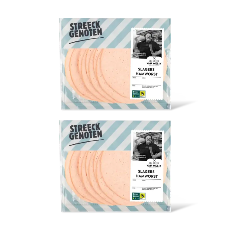 Streeckgenoten Slagers hamworst 2-pack