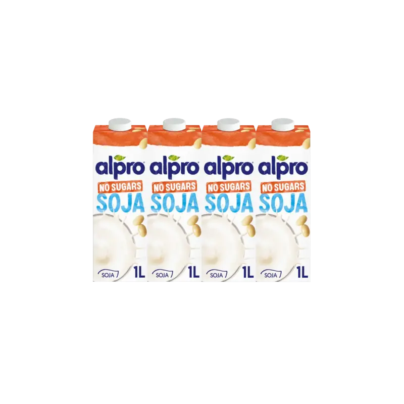 Alpro Sojadrink zonder suikers 4-pack