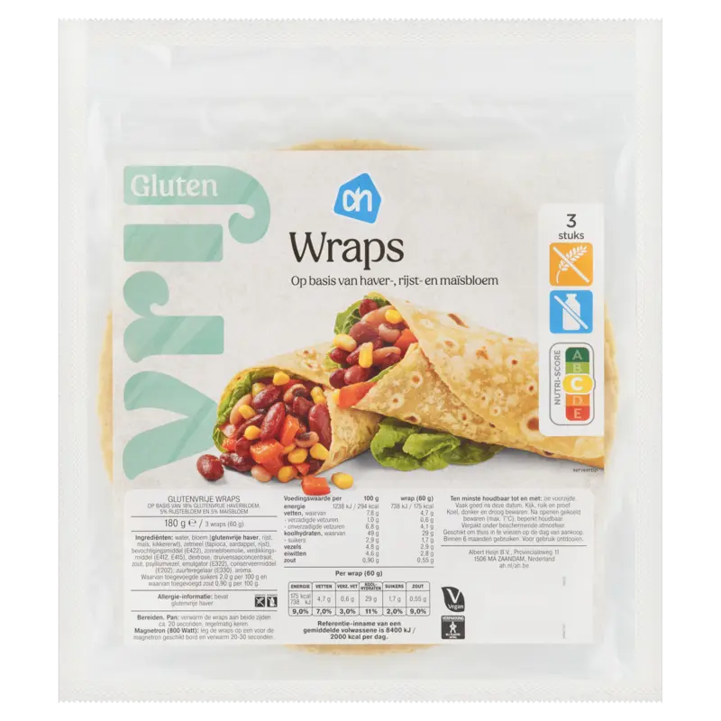 AH Glutenvrij Wraps