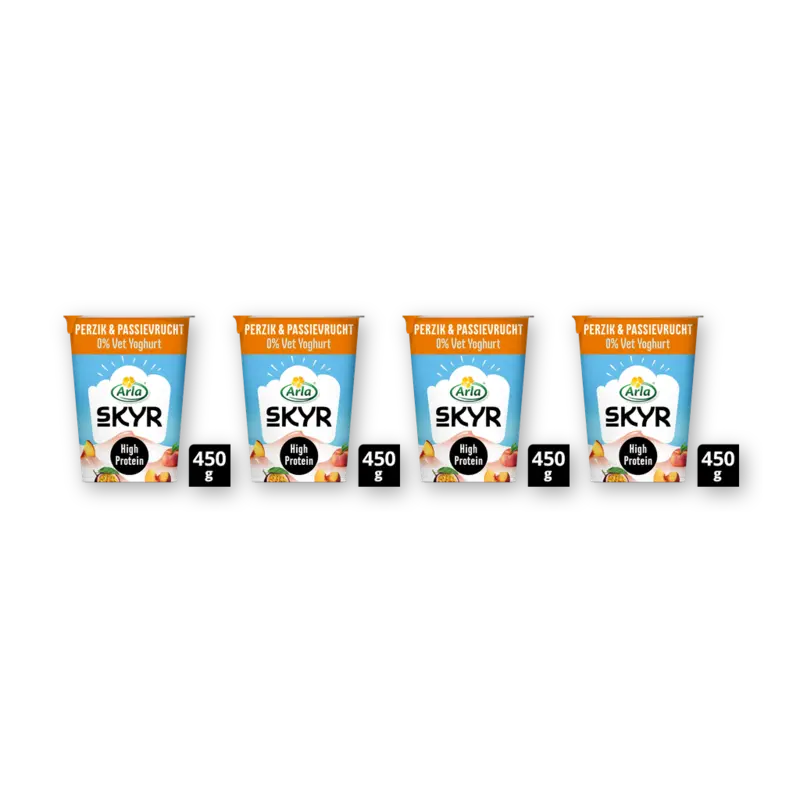Arla Skyr peach & passionfruit 0% vet 4-pack