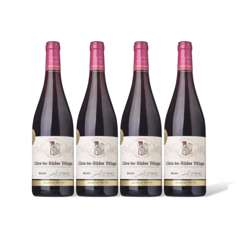 AH Excellent Côtes du Rhône Vill. 4 flessen