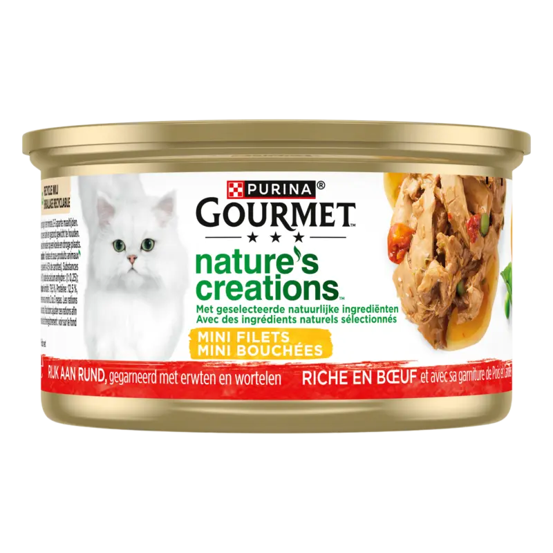 Gourmet Nature's creations met rund & erwten
