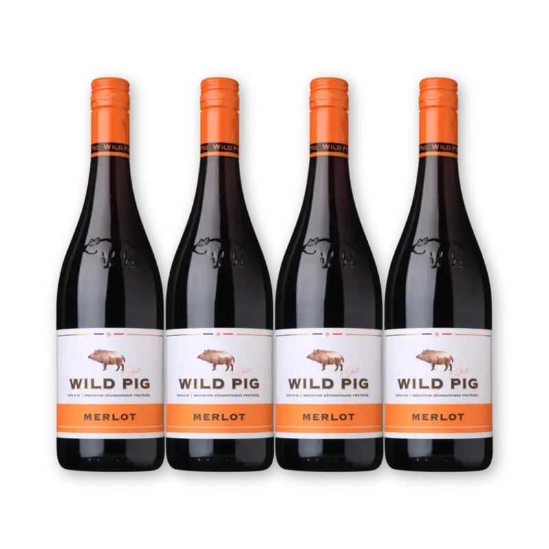 Wild Pig Wild Pig Merlot 4 flessen
