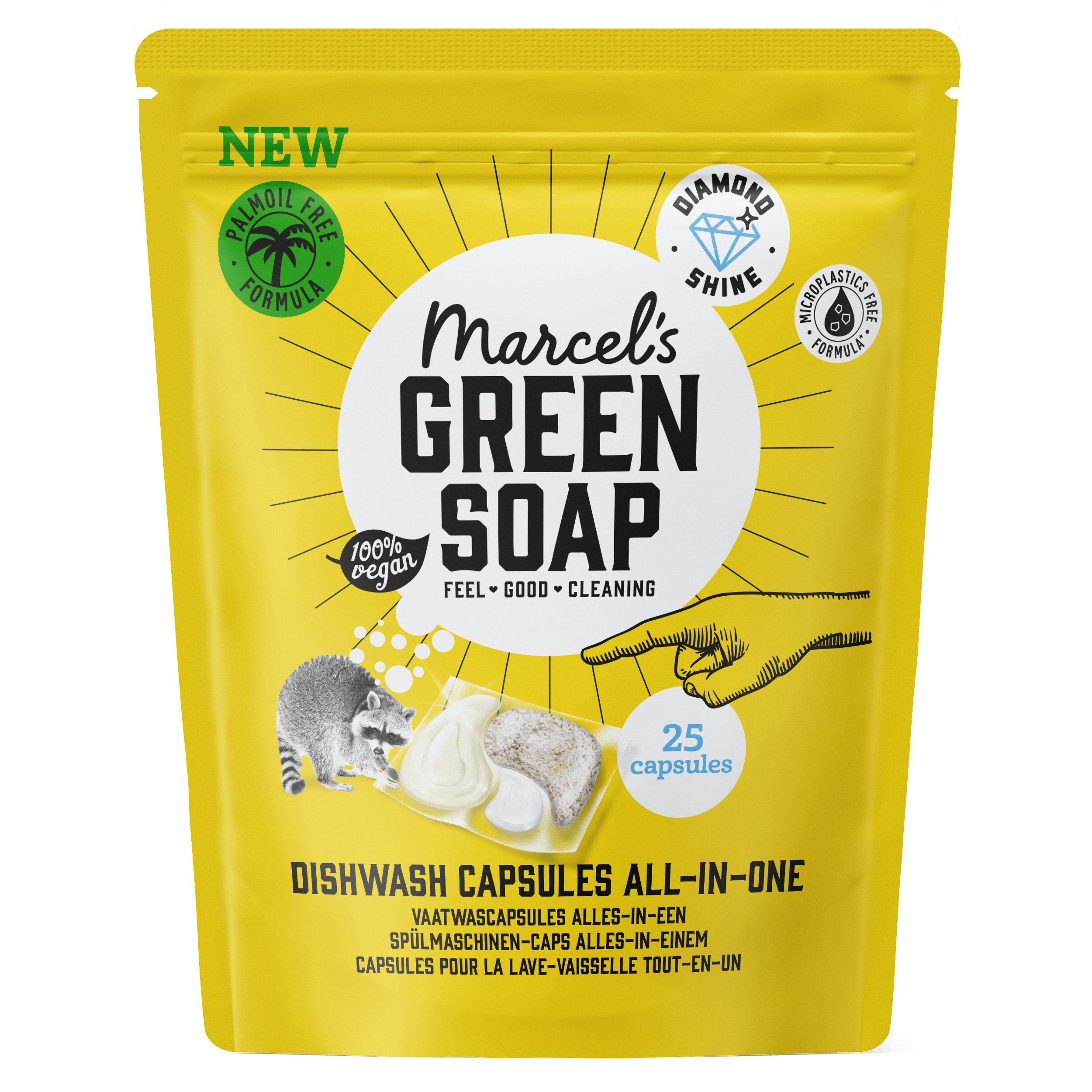 Marcel's Green Soap Vaatwas capsules all-in-one