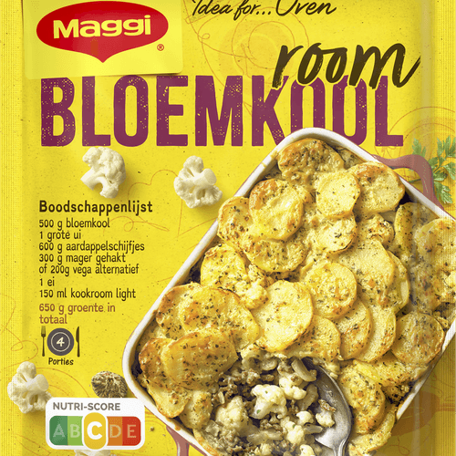 Maggi Ovenschotel bloemkool-room