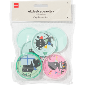 HEMA Takkie en Siepie Uitdeel Kantelpuzzel 8 Stuks