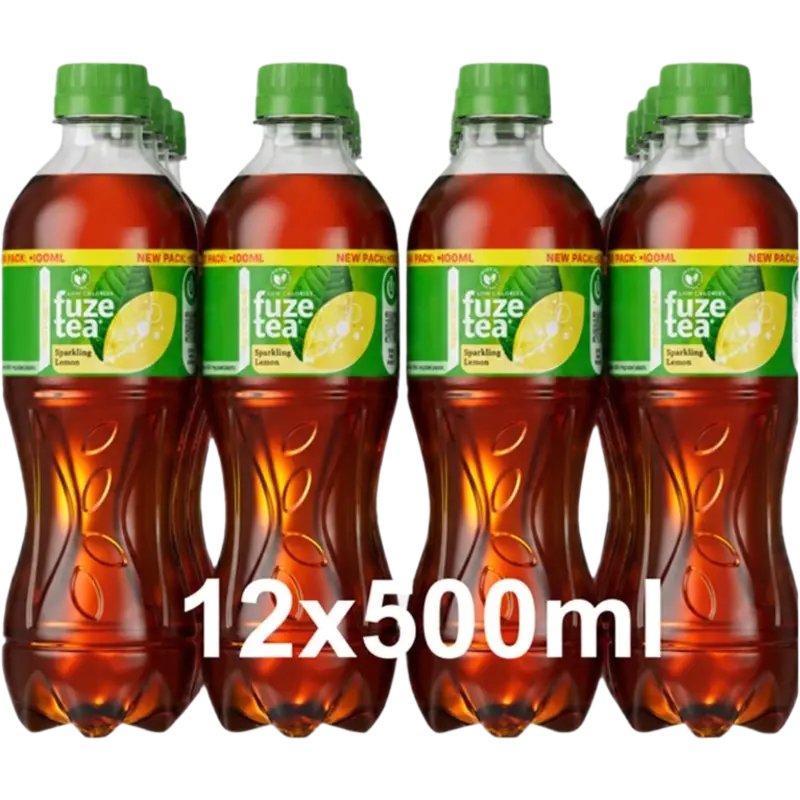 Fuze Tea Sparkling black tea 12-pack