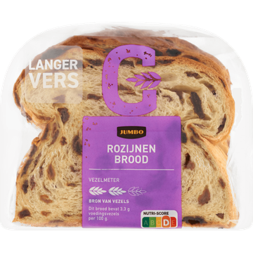 Jumbo - Rozijnenbrood - 500 g