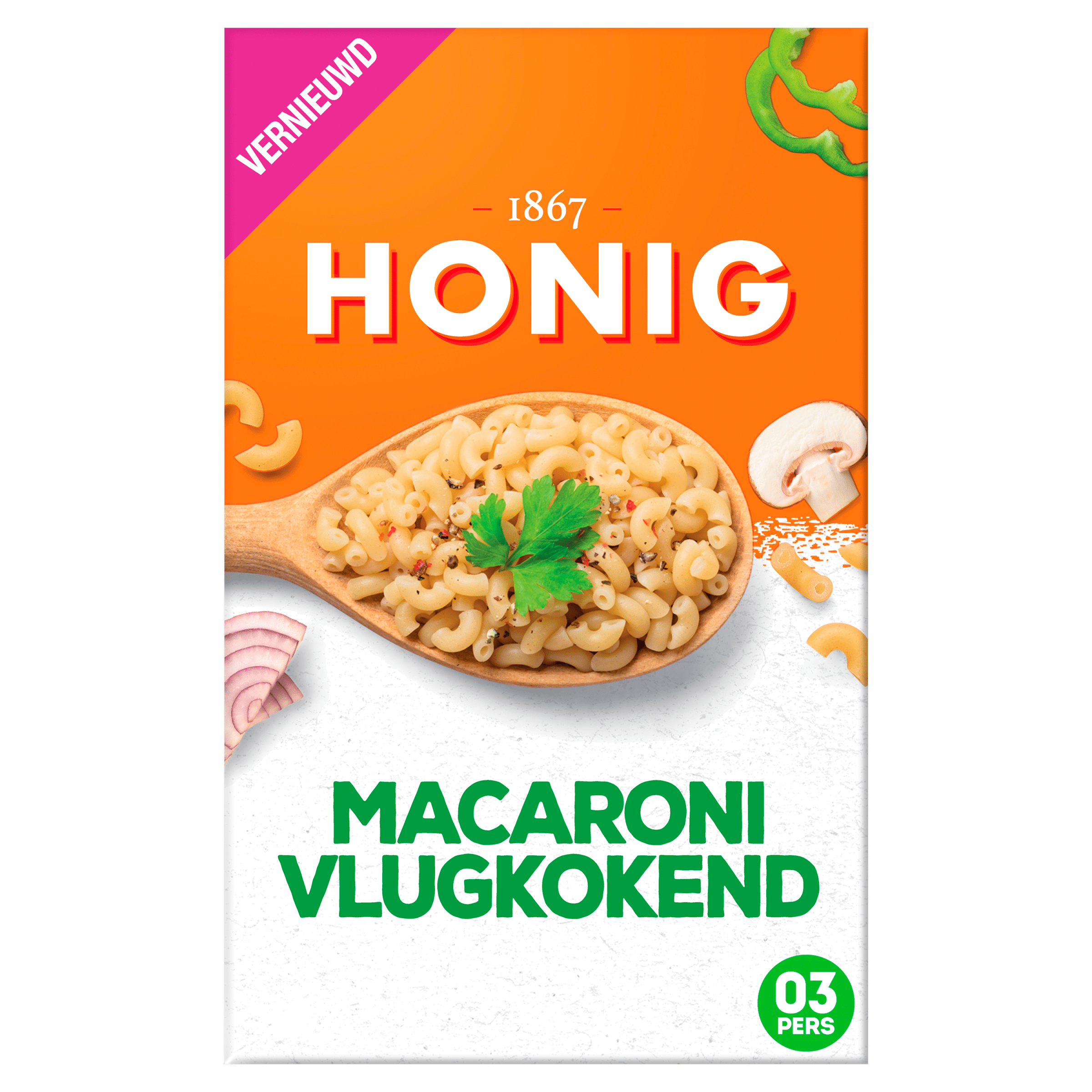 Honig Macaroni vlugkokend