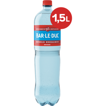 Bar-le-Duc Mineraalwater Koolzuurhoudend Fles 1,5L