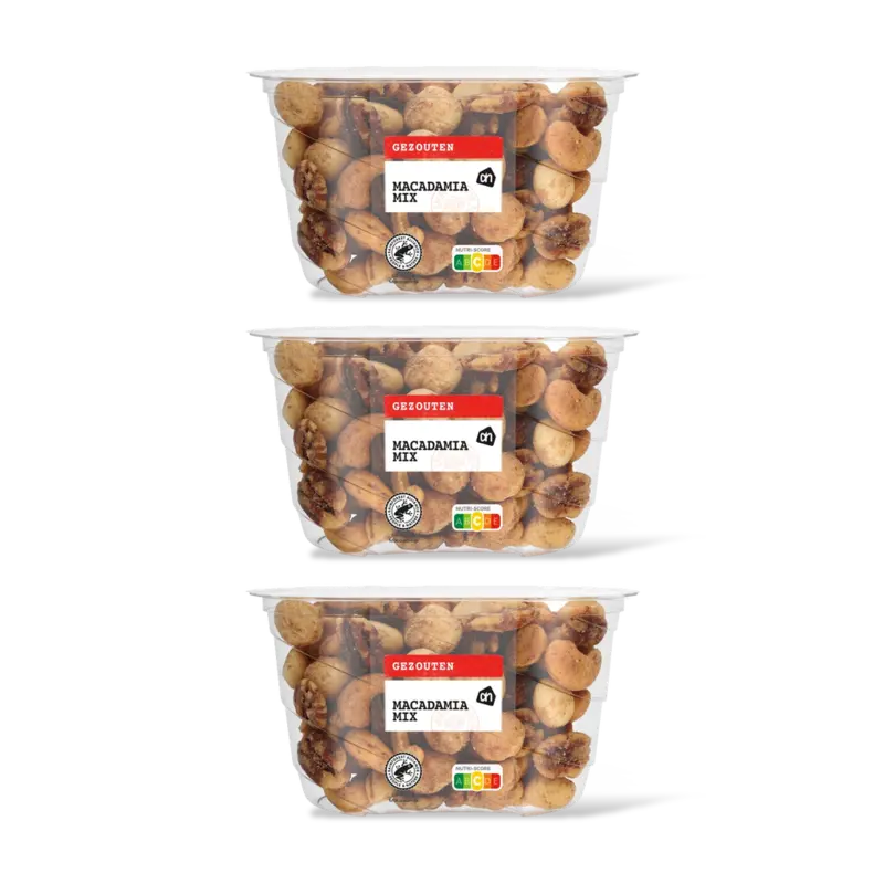 AH Gezouten macadamia mix 3-pack