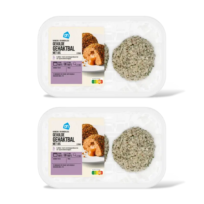 AH Gevulde gehaktballen met jus 2-pack