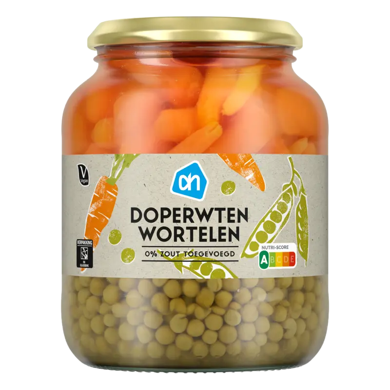 AH Doperwten en wortelen