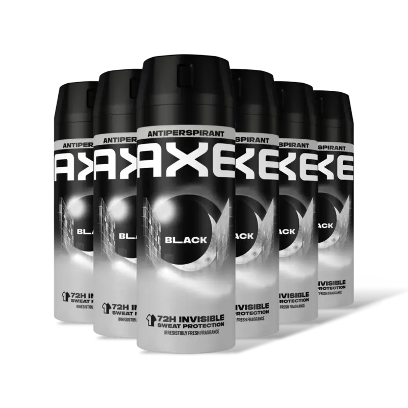 Axe Black deodorant antiperspirant 6-pack