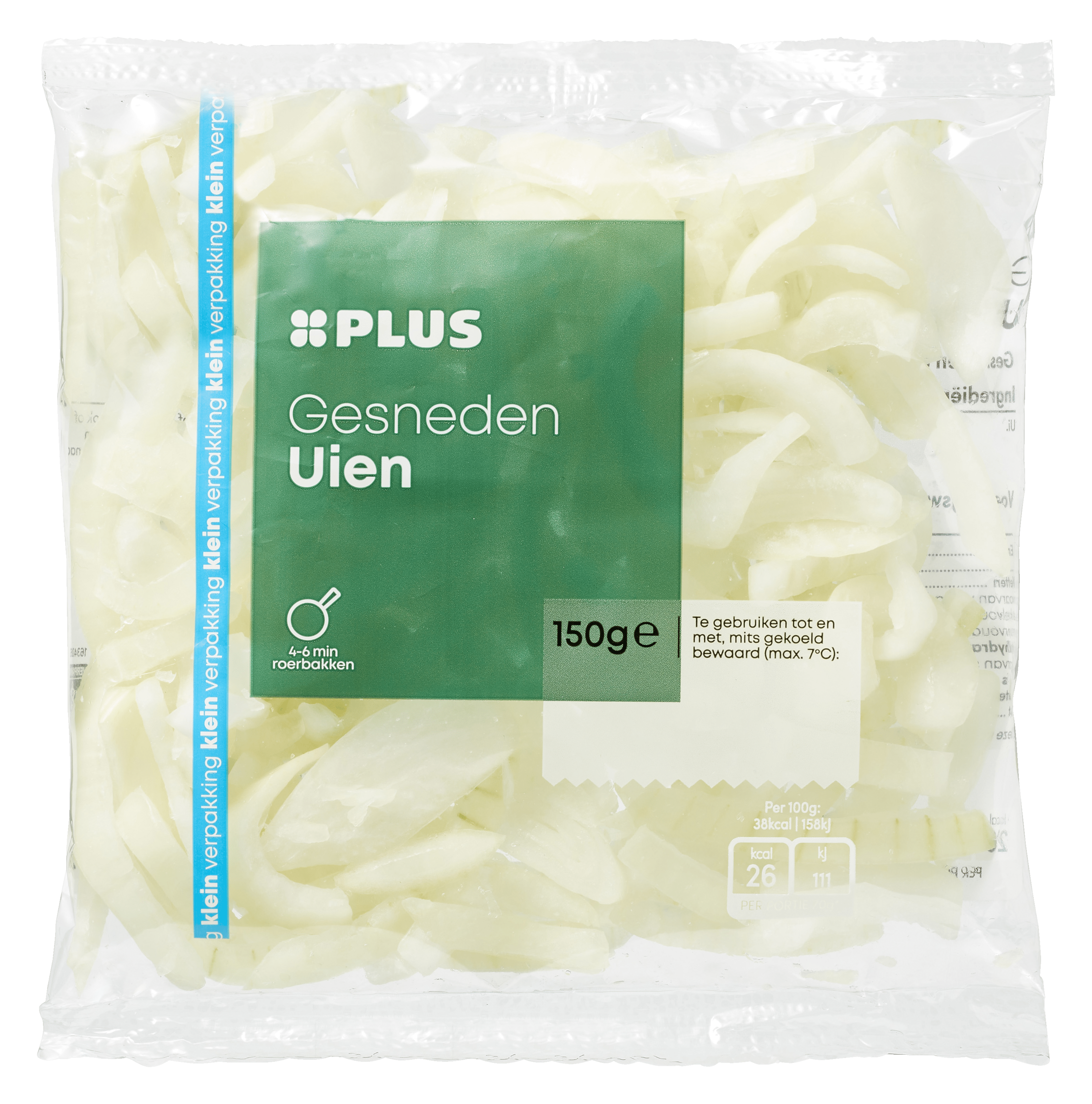PLUS Uien gesneden