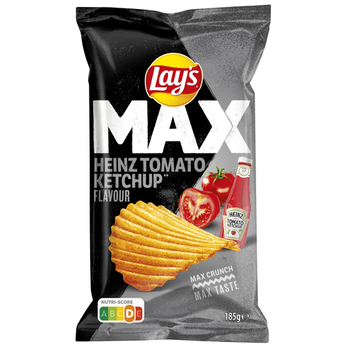 Lay's Ribbelchips max heinz tomato ketchup