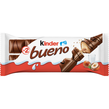 Kinder Bueno Melk en Hazelnoten 2 Stuks 43 g