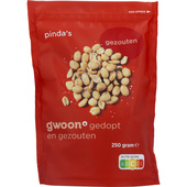 g'woon pinda's gezouten