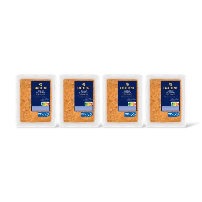 AH Excellent Bisque & garnaal luxe salade 4-pack
