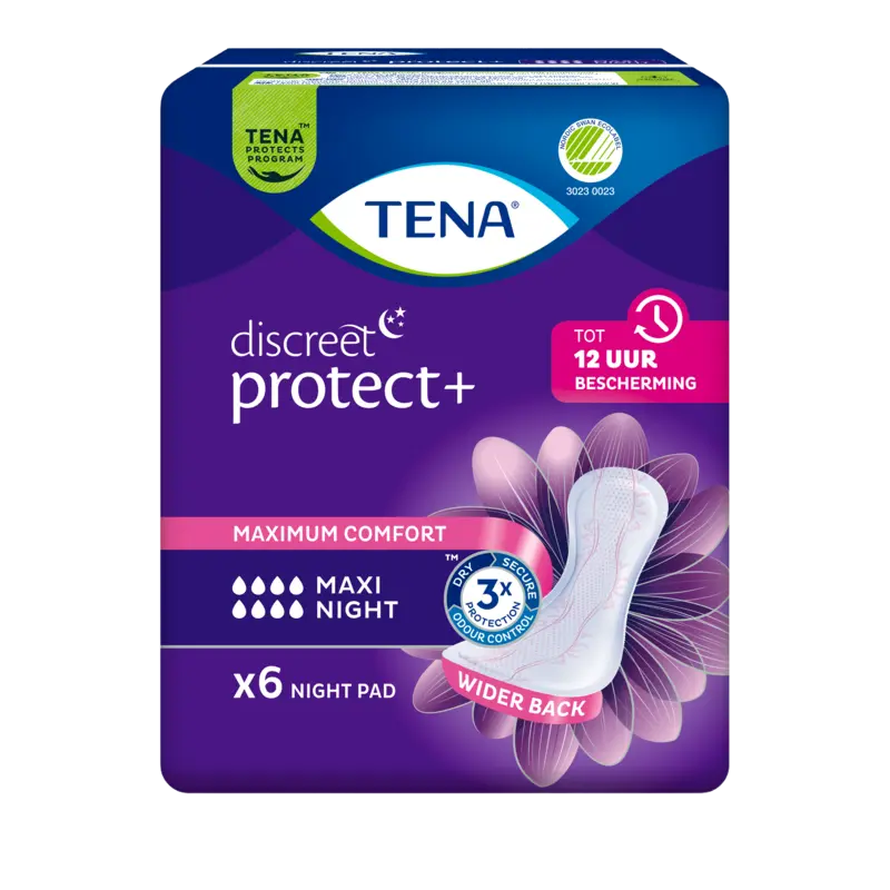 Tena Discreet protect maxi night maandverband