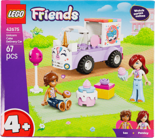 Lego 42675 friends eenhoorn taartenbezorgauto