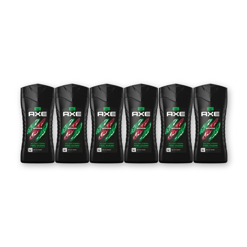 Axe Africa showergel 6-pack