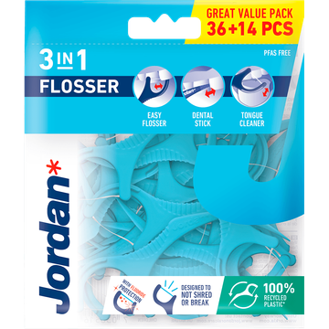 Jordan 3 In 1 Flosser 36 Stuks
