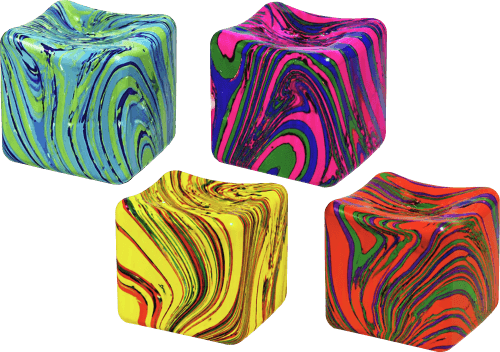 Marble xl 8cm assorti