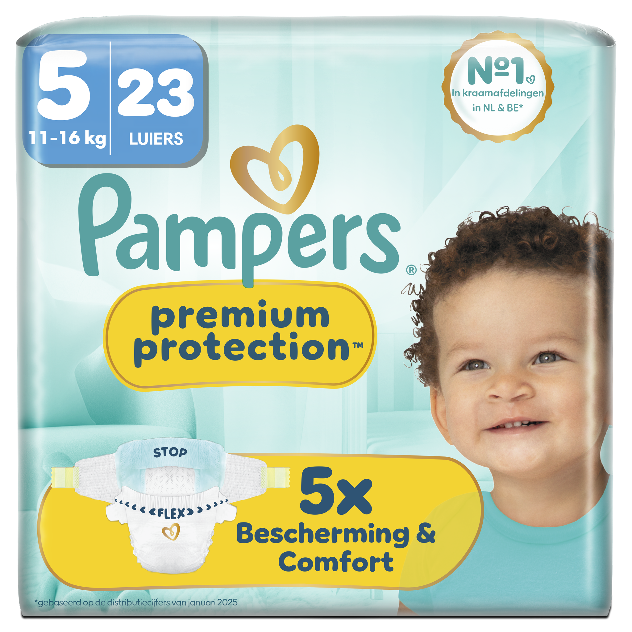 Pampers Premium Protection Luiers Maat 5 11-16 kg 23 stuks