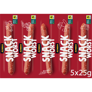 Jumbo Snackworst 5 x 25 g