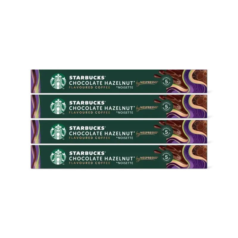 Starbucks Nespresso chocolate hazelnut caps 4-pack