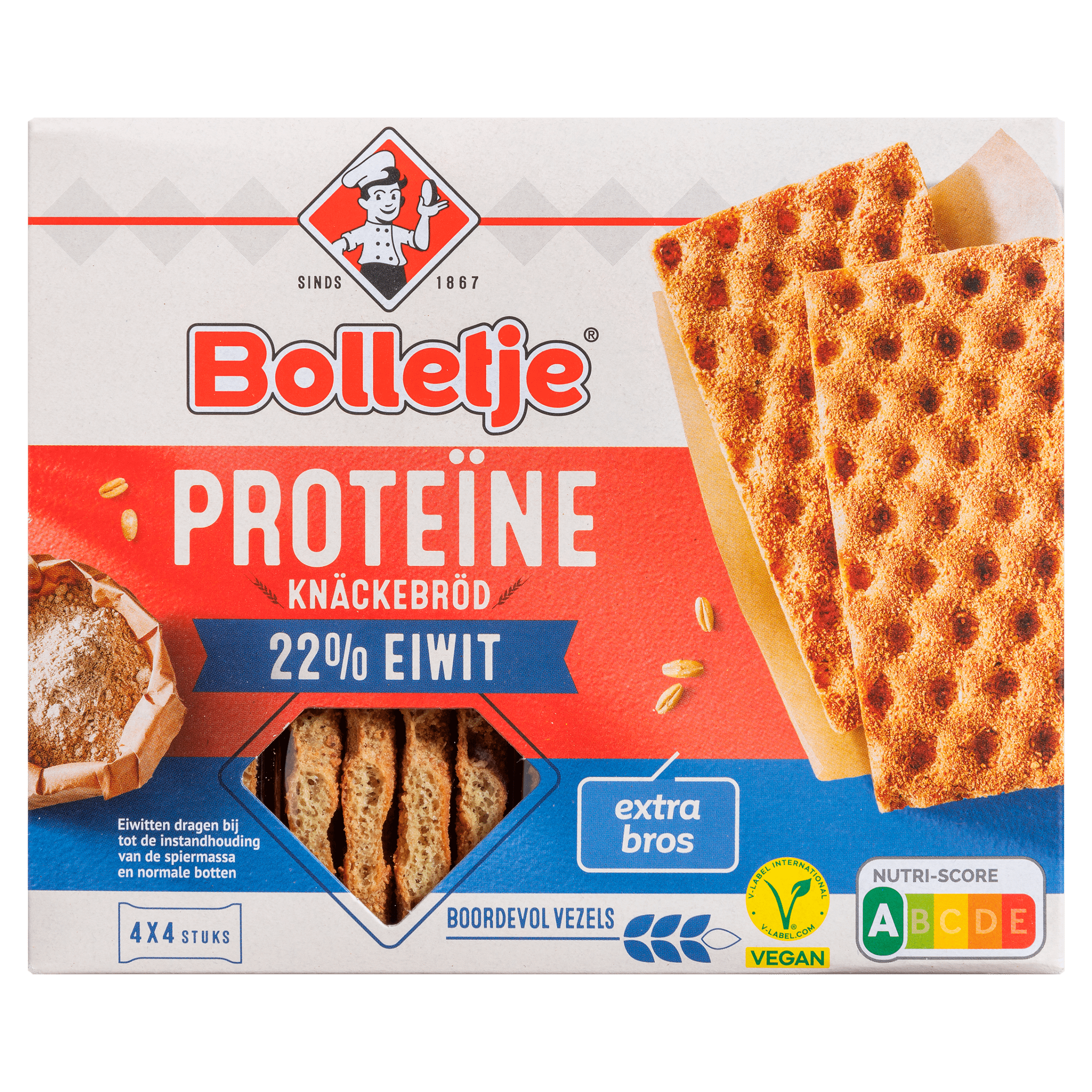 Bolletje Knackebrod pro-fit proteine