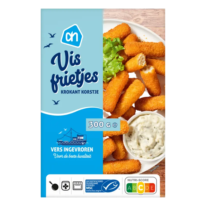 AH Visfrietjes krokant korstje